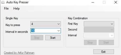 Auto Key Presser — skærmbillede 2
