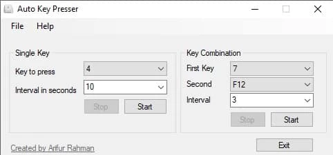 Auto Key Presser — skærmbillede 3